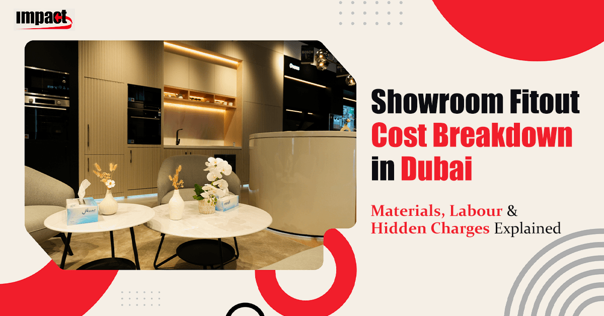 Showroom Fitout Cost Breakdown in Dubai